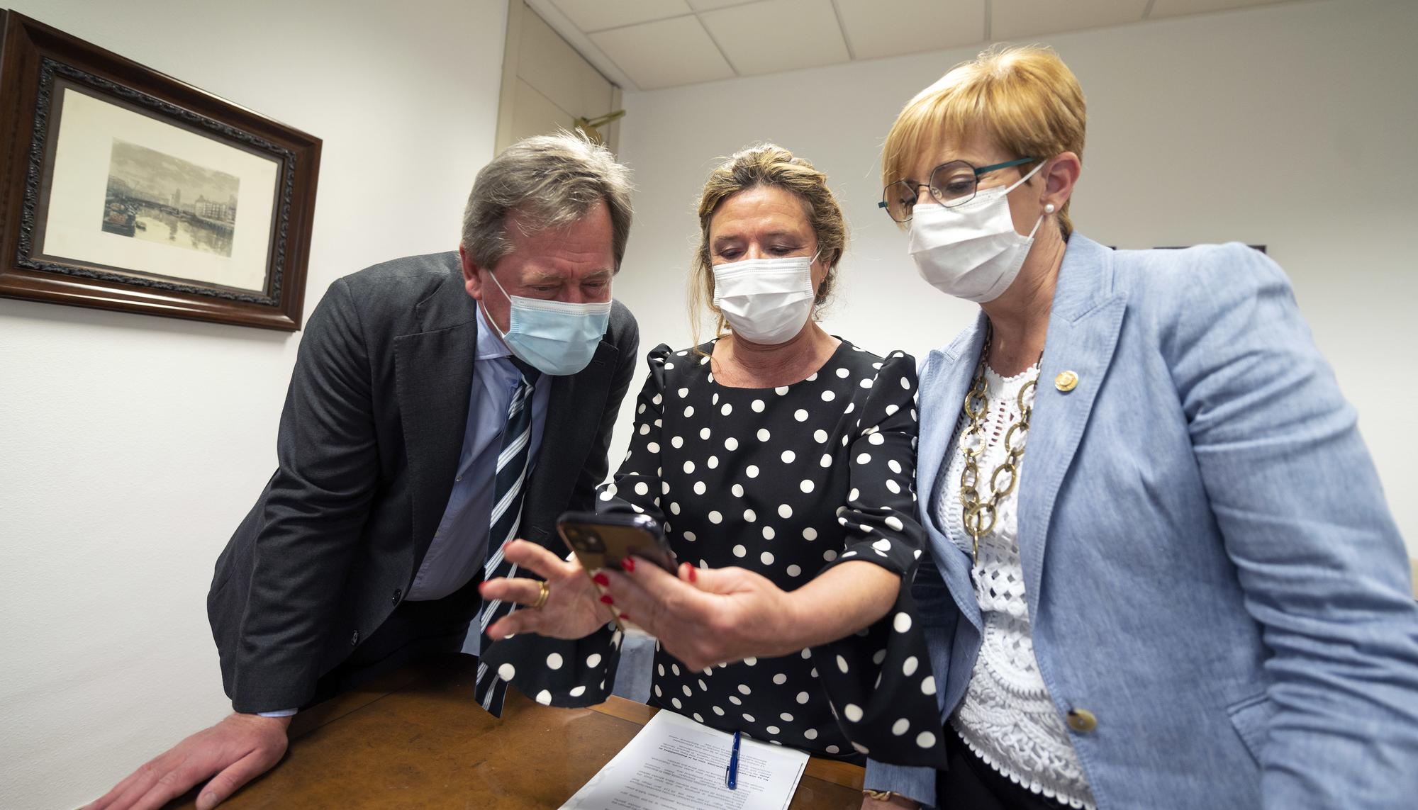 Portavoz y Ministras del Gobierno Vasco